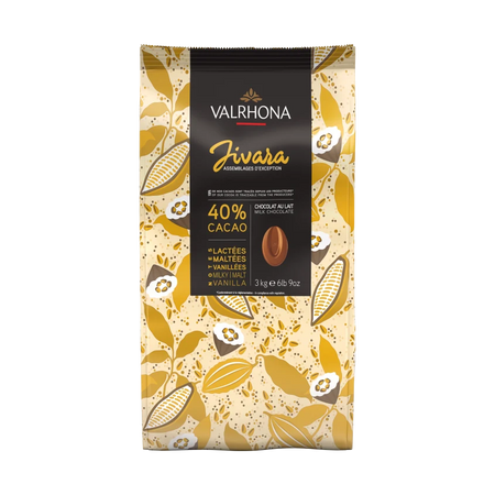 VALRHONA JIVARA LACTEE 40% COINS