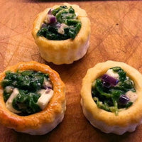 Mini carres Round Puff - 22 Pc